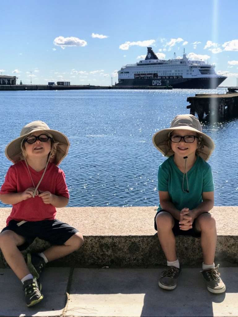 walking the harbor near STAY Seaport