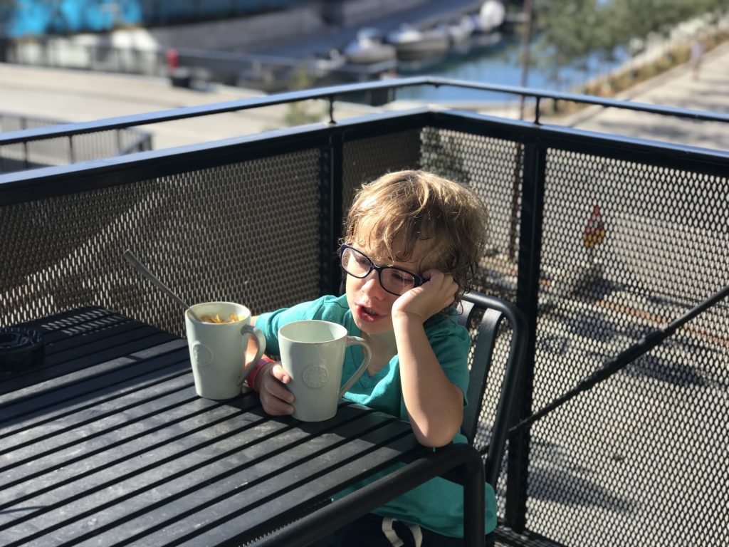 cereal on the deck of STAY Seaport