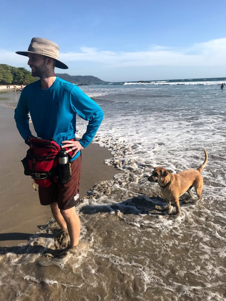 Street dog at Playa Teresa