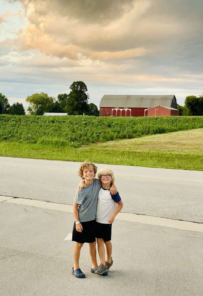 Brothers in Algoma, Wisconsin. 