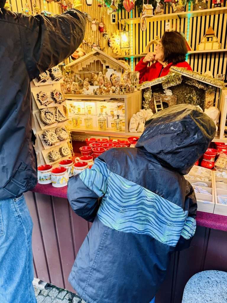 Shopping at the Nuremberg Christmas Market