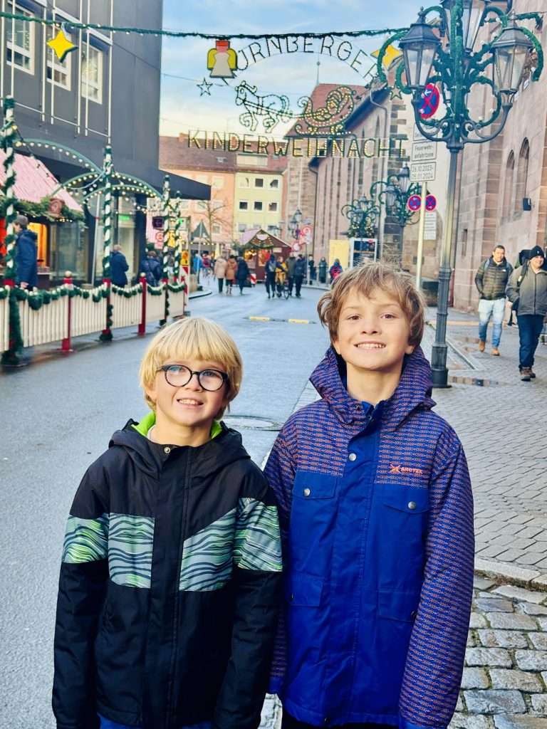 on the streets of the Nuremberg Christmas Market